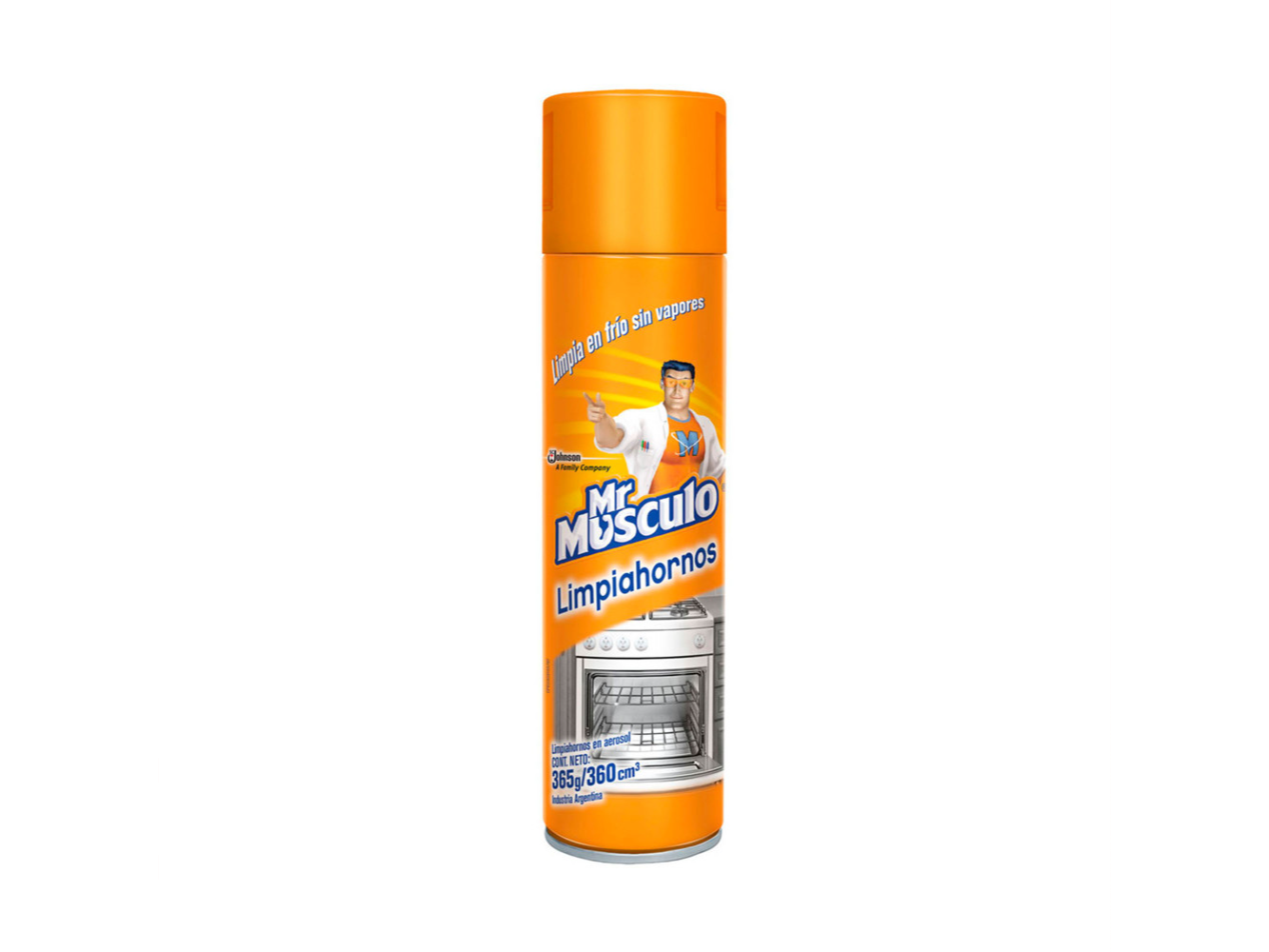 Limpia horno aerosol Mr Musculo x360