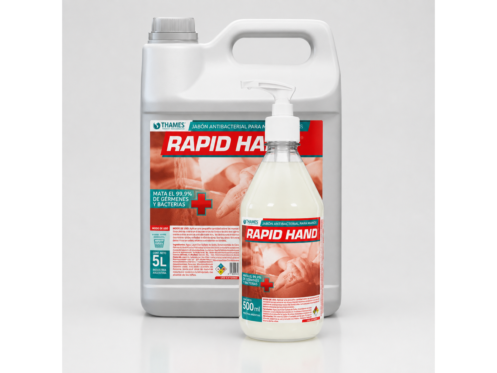Jabon antibacterial Rapid Hand