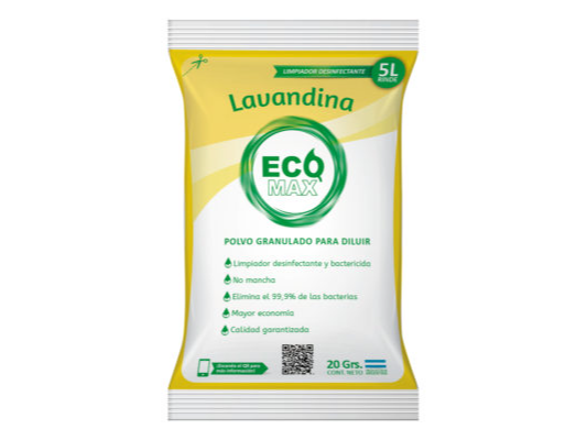 SOBRE LAVANDINA X 200 ML - RINDE 5 LTS
