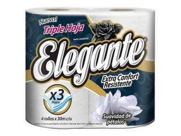 HIG. ELEGANTE BLANCO 4 X 30 MTS. TRIPLE