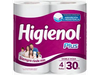 HIG. HIGIENOL BLANCO DOBLE HOJA 4 X 30 M.