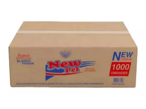 CAJA SERVILLETAS BLANCA (32X27)  X 1000 U. NEWPEL