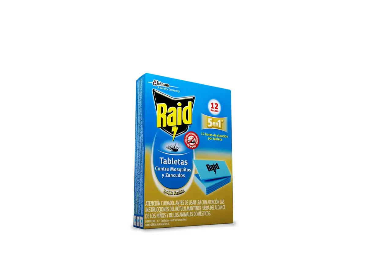 CAJA TABLETAS X 12 UNID. (RAID)
