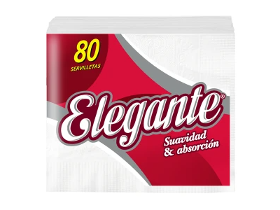 PAQ. SERVILLETA ELEGANTE X 80 H.
