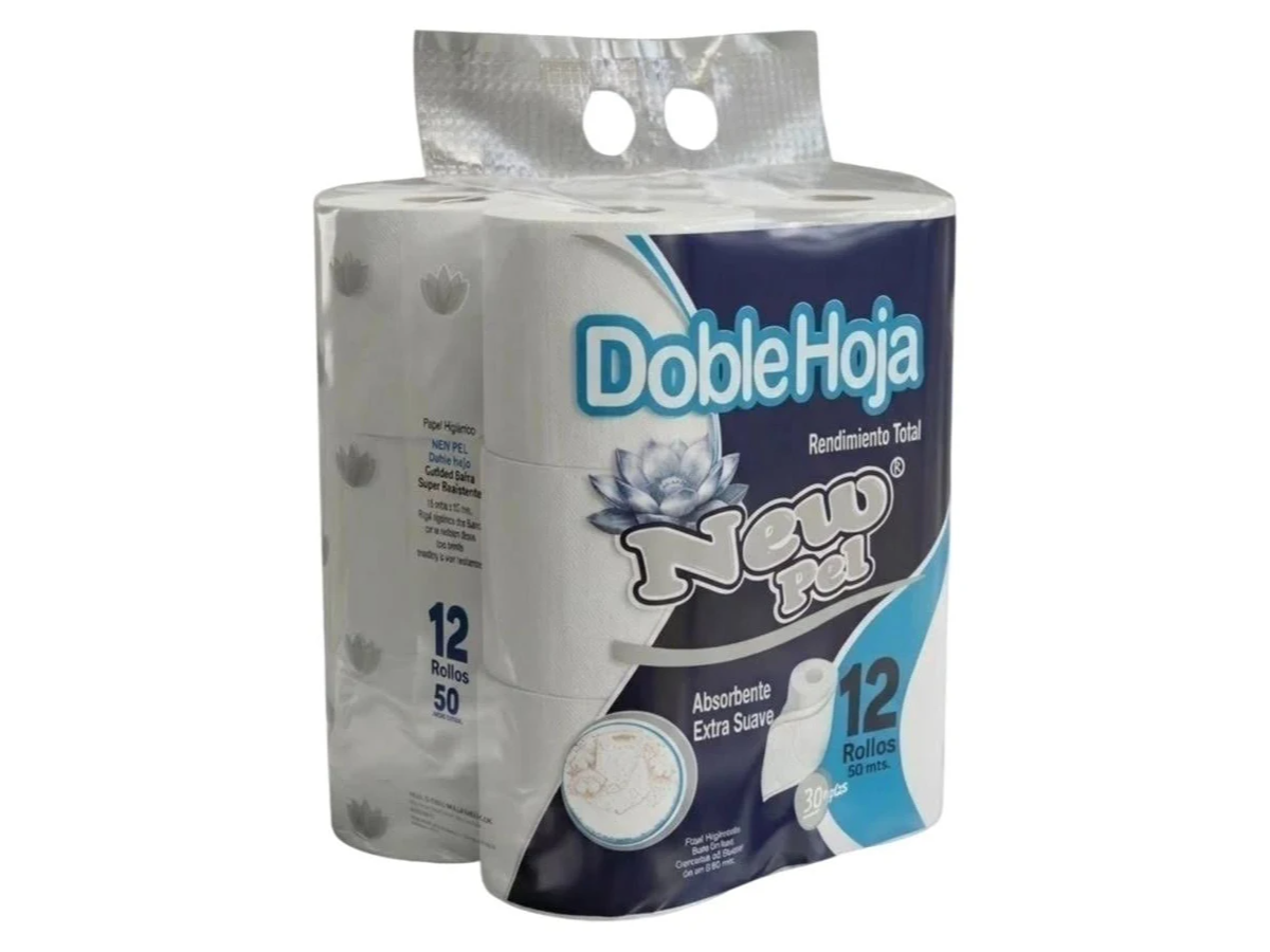 BOLSON HIG. BLANCO DOBLE HOJA 12R X 50 M.