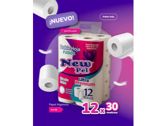 BOLS. HIGIENICO BLANCO X 12 R. DOBLE HOJA X 30 M.