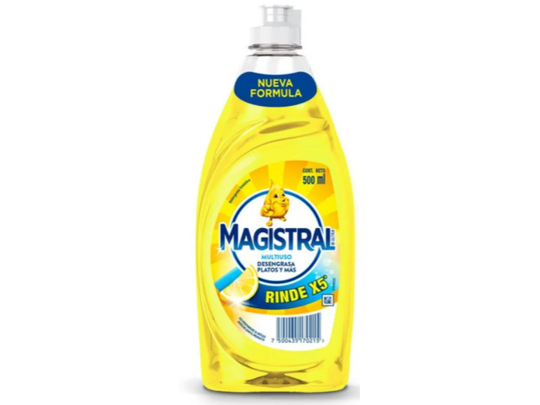BOT. DETERG. CONCENTRADO LIMON X 500 ML.