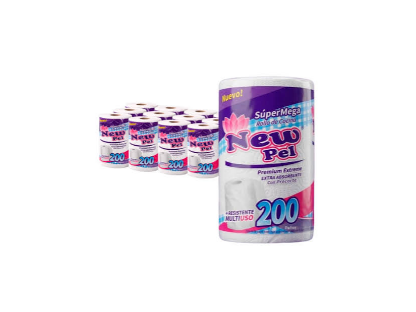 ROLLO COCINA BLANCO X 200 P. (BOLS X 12 UNID)