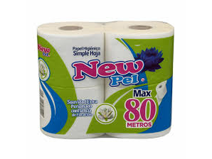 PACK HIGIENICO BLANCO 4R.X80 (BOLS. X 10 PAQ.)