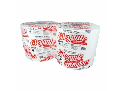 BOLS. (X2) BOBINAS PAPEL INDUSTRIAL BLANCO DOBLE HOJA