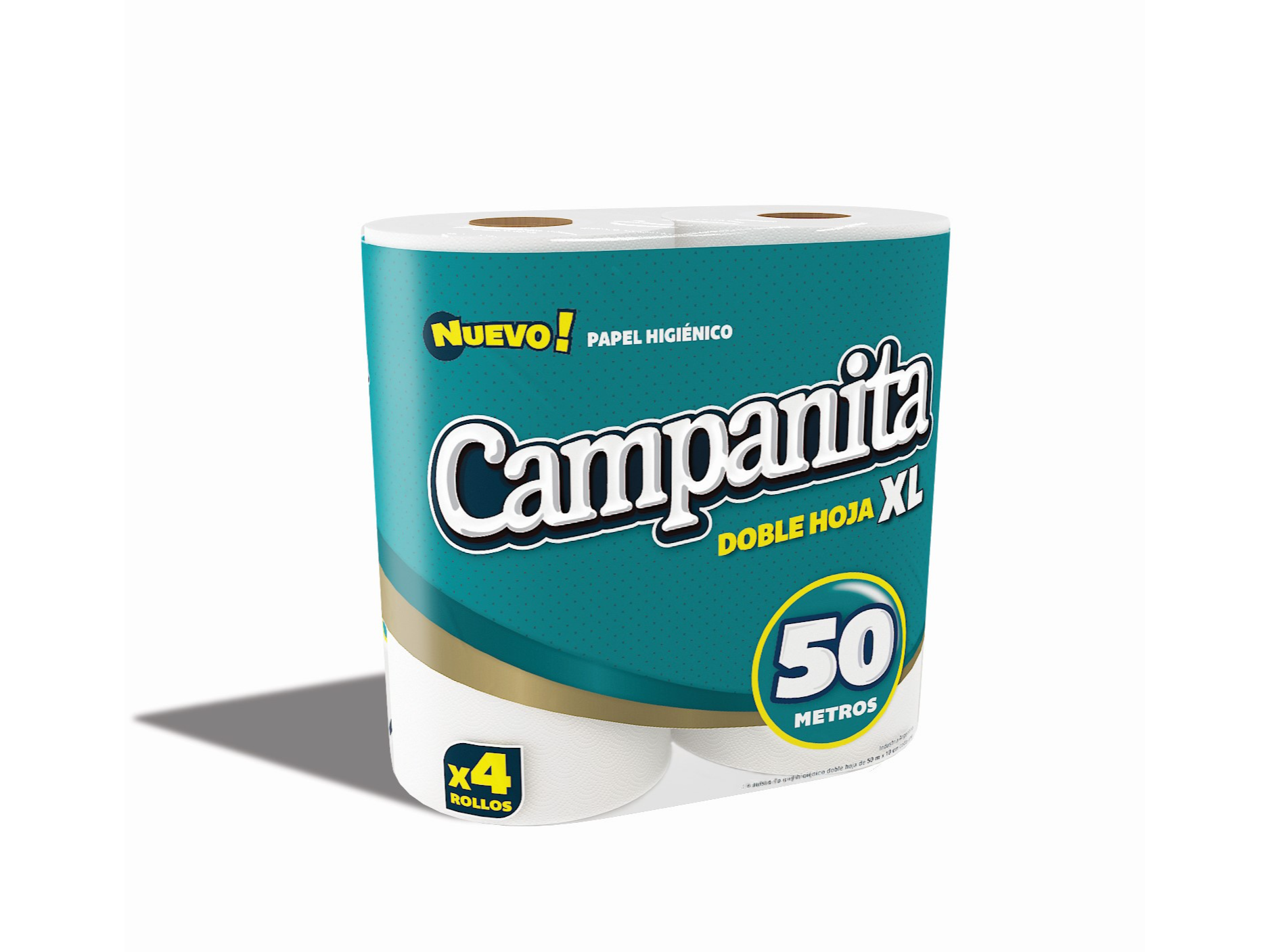 HIG. CAMPANITA BLANCO 4X50 DOBLE HOJA