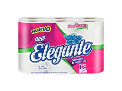 HIG. ELEGANTE BLANCO 12 R. X 30 M. SIMPLE