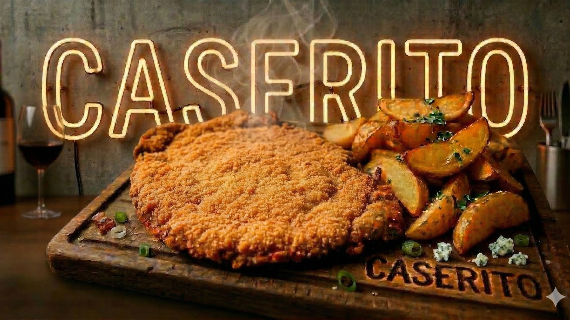 Milanesas con Papas o Ensalada