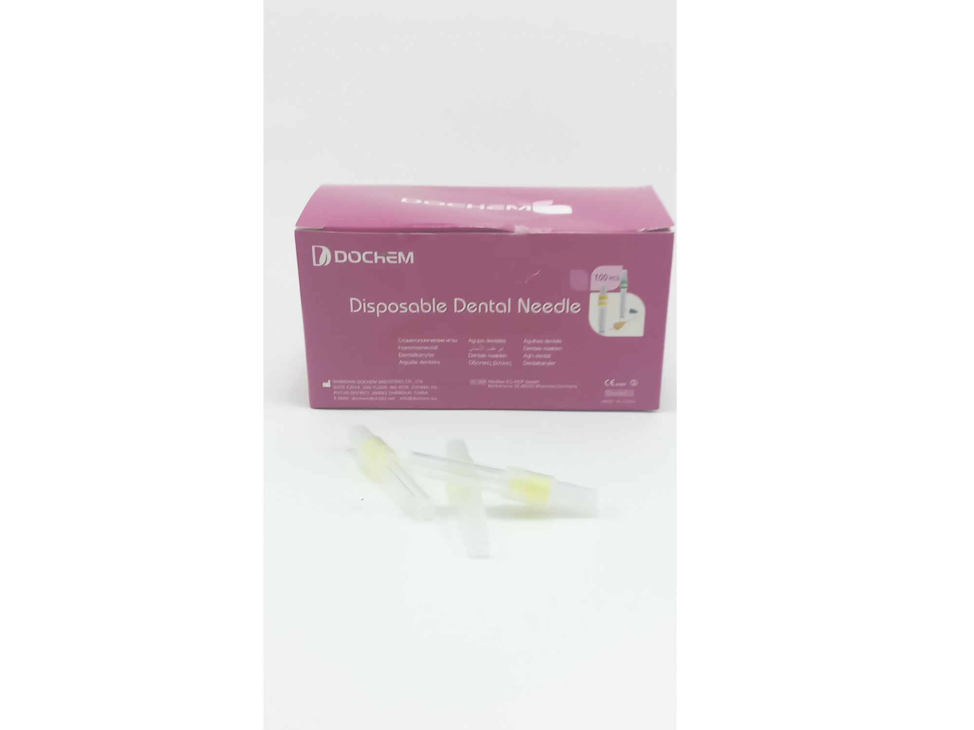 AGUJAS CORTAS DOCHEM - Caja x 100 (Cod. 6a1°)