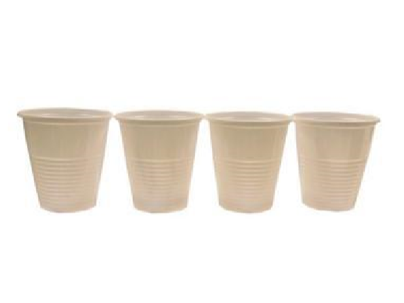 VASO PLASTICO PAQUETE x 100 unidades