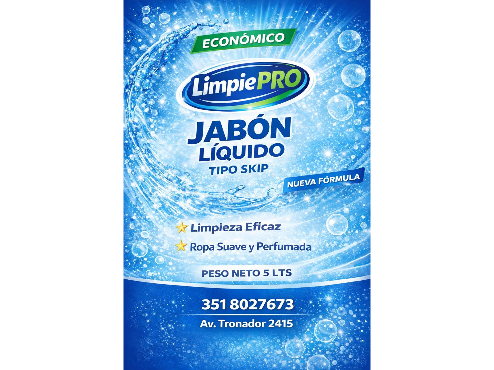 JABON P/ROPA ECONOMICO