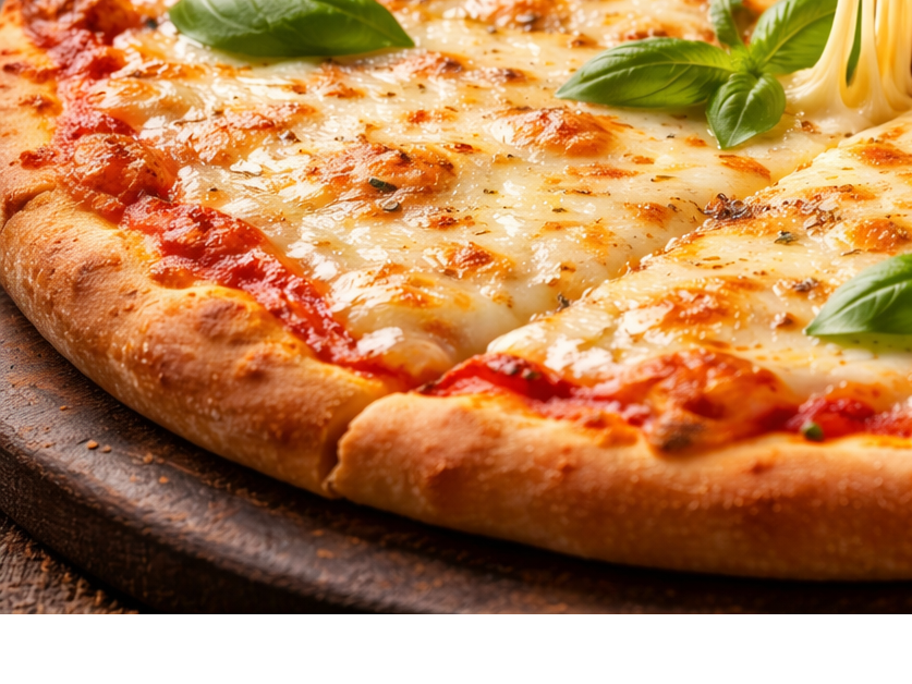 Pizza Muzzarella + Pizza Napolitana