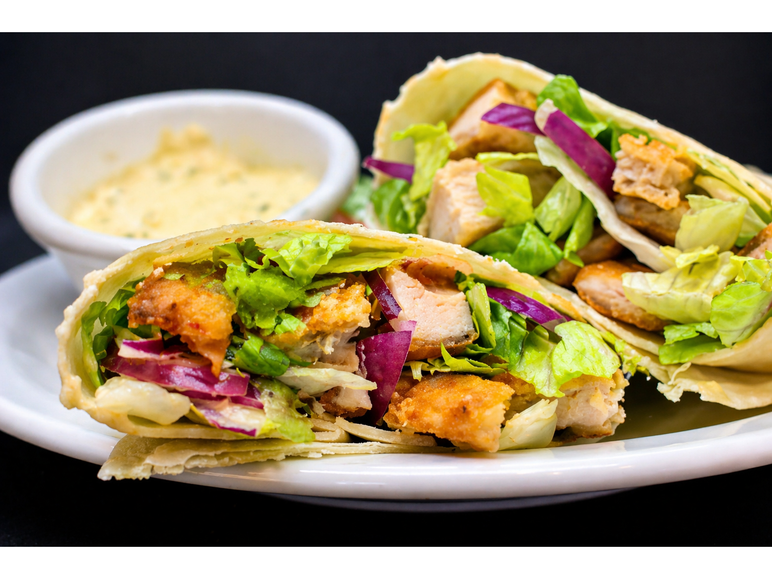 Wraps de pollo crispy