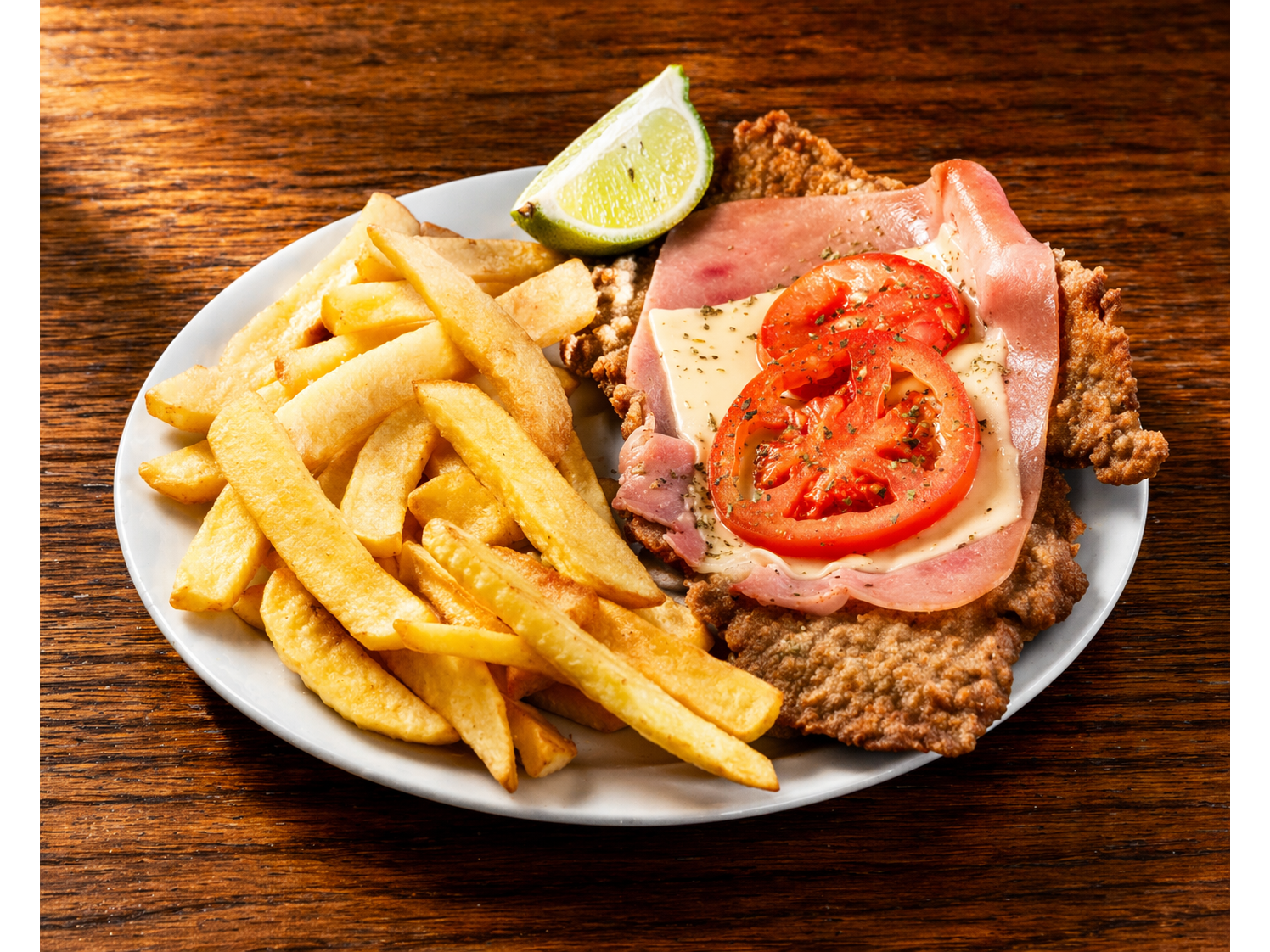 Milanesa a la Napolitana de Carne + Guarnición