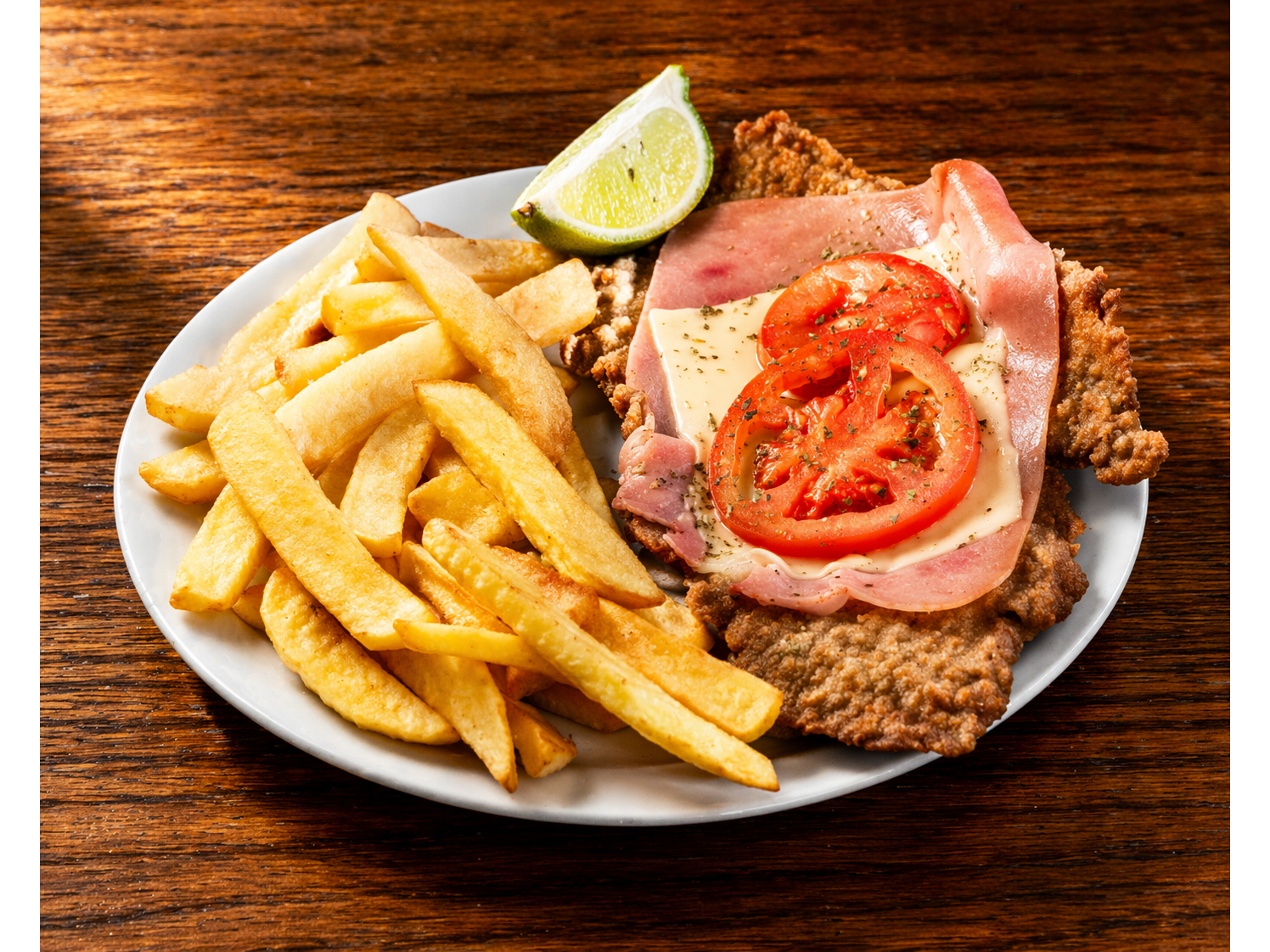 Milanesa a la Napolitana de Carne + Guarnición