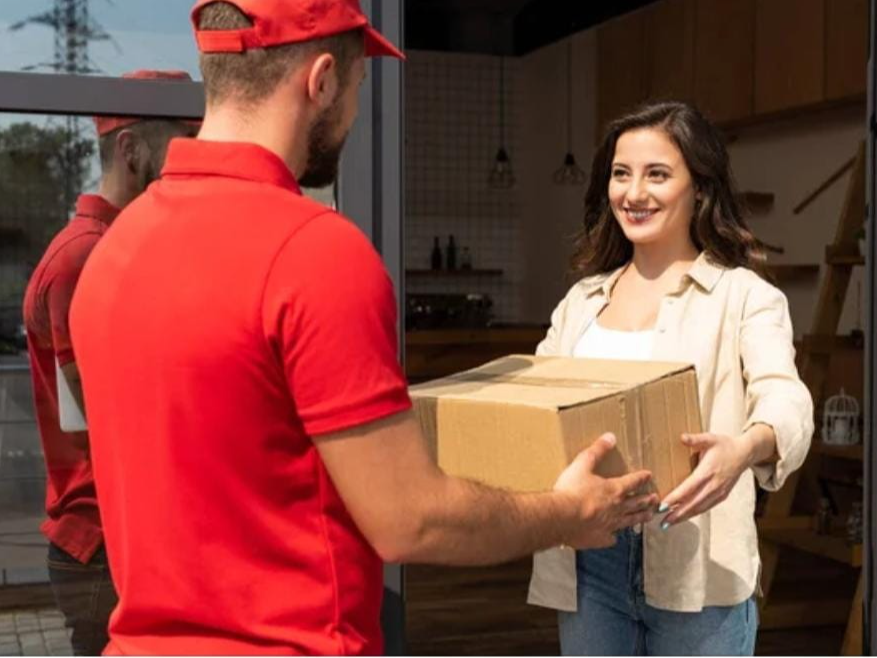 Recepción y envio a domicilio .