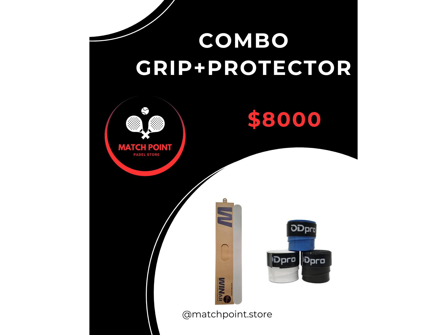 Cubri grip OD-PRO + Protector WINar