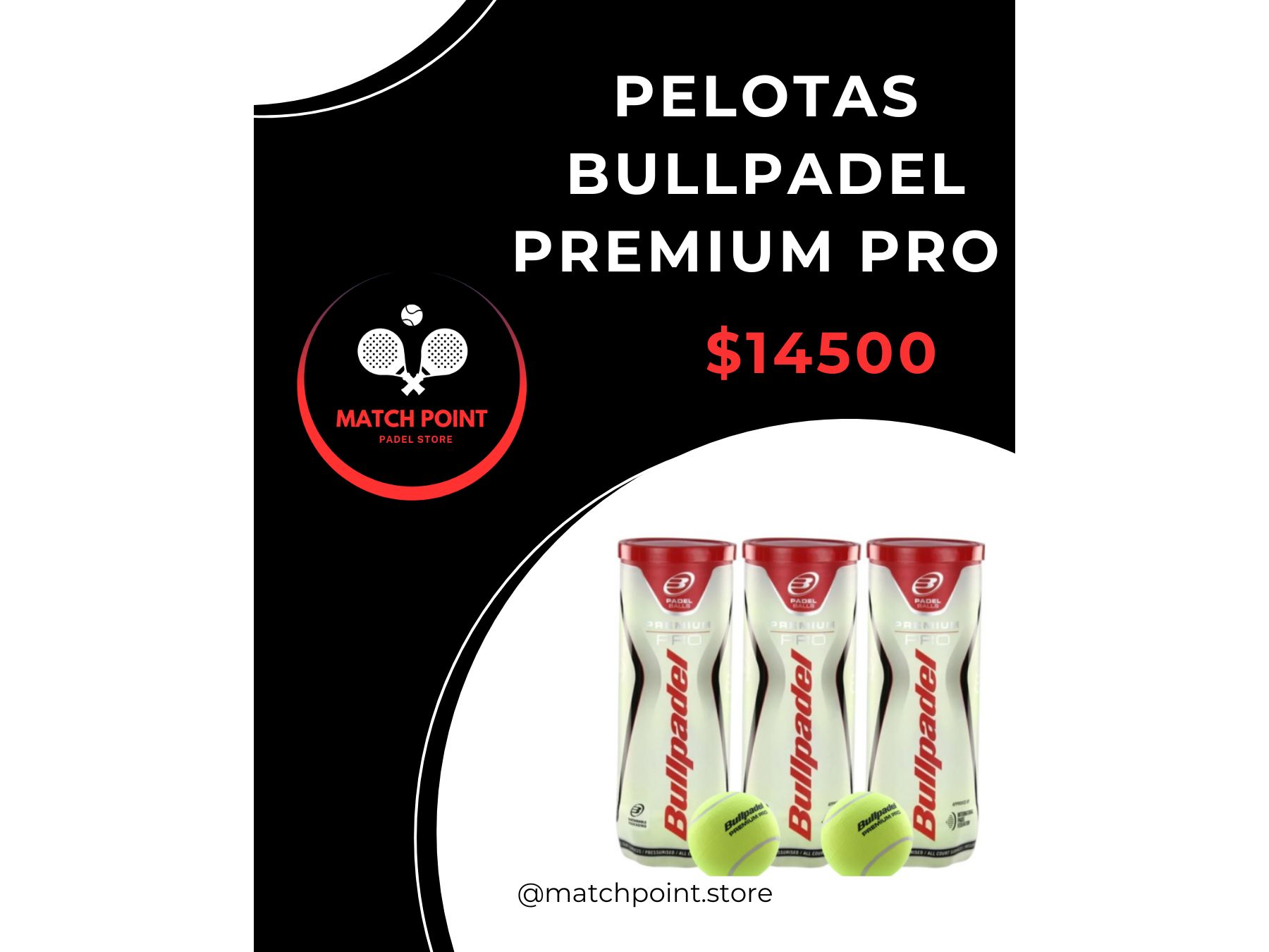 Pelotas Bullpadel Premium Pro