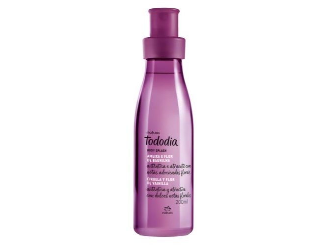 Body splash ciruela y flor de vainilla