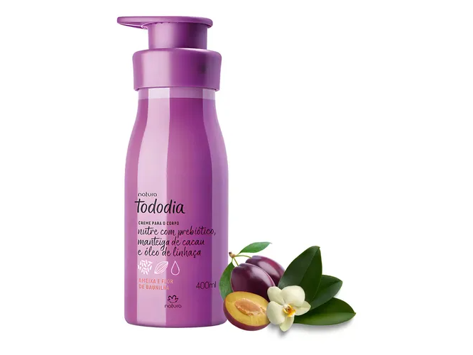 Crema corporal ciruela y flor de vainilla