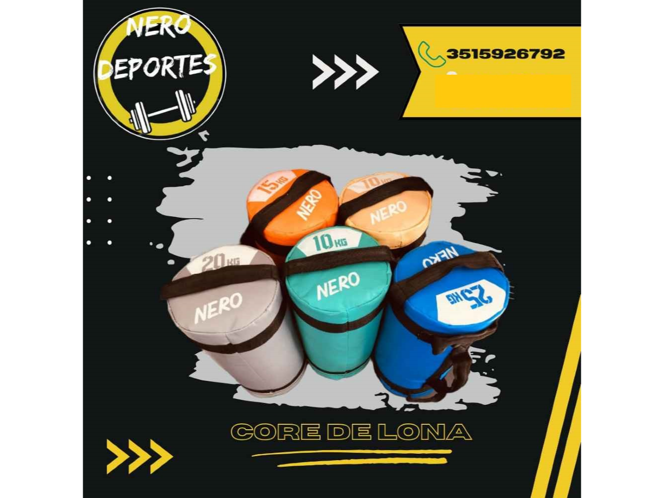 core bag 5, 10, 15, 20 y 25kg