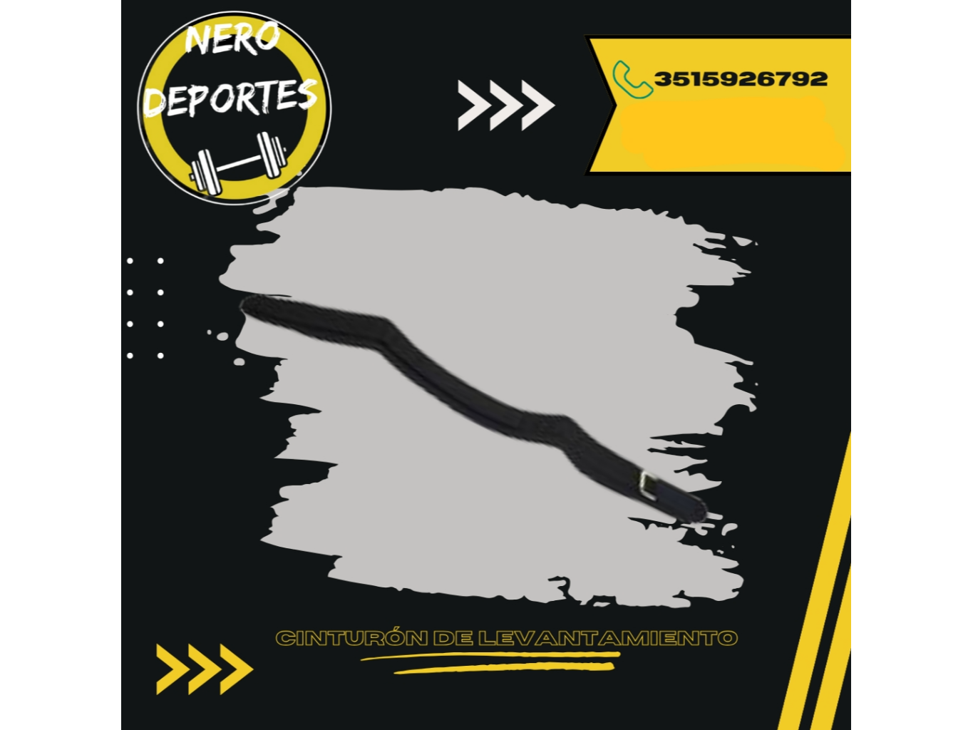 CINTURÓN DE LEVANTAMIENTO DE PESA