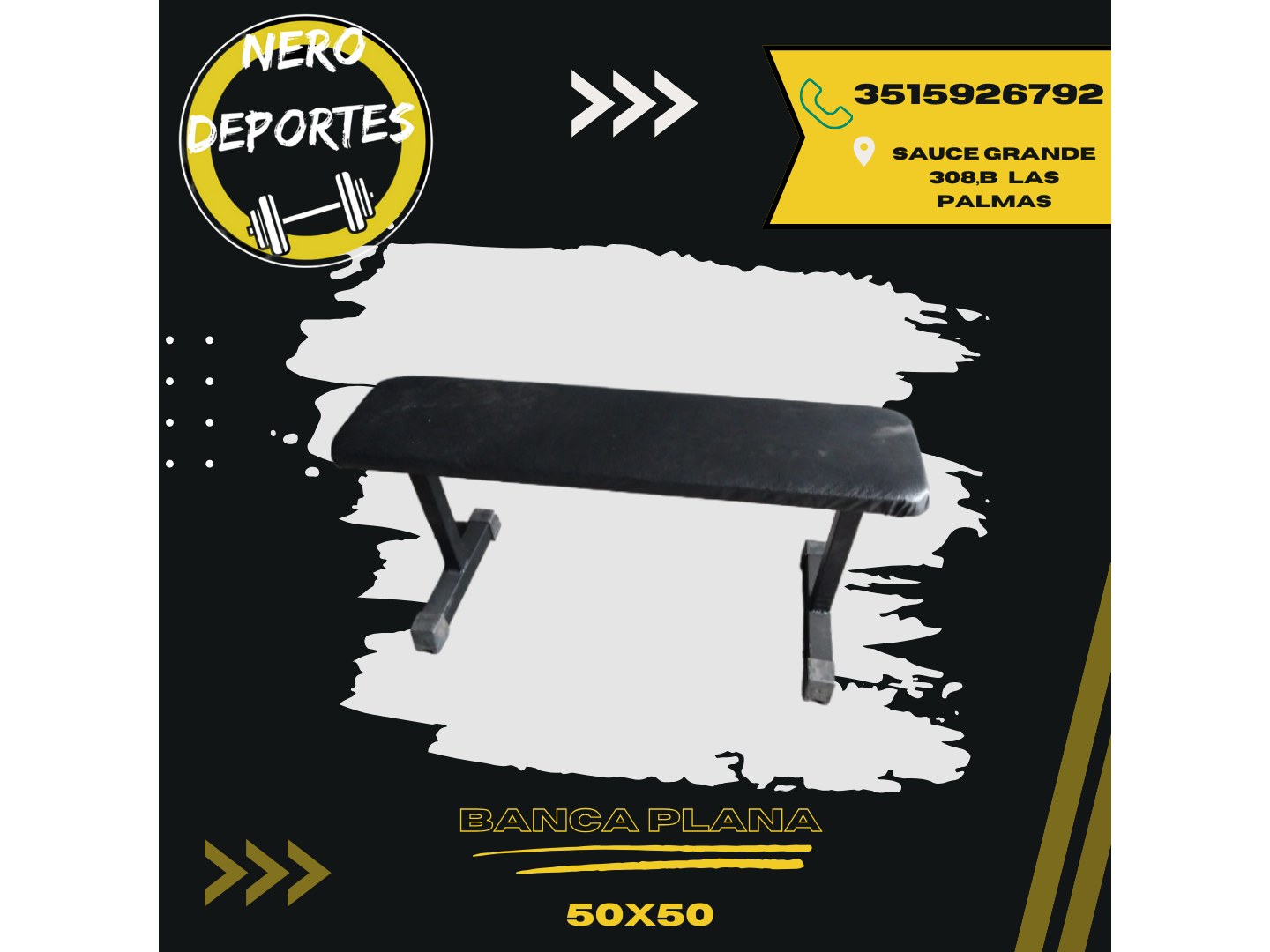 Banca plana (50 x 50 cm)