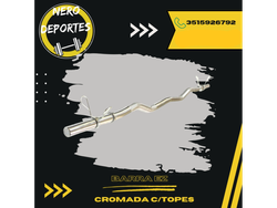 Barra EZ cromada c/ topes