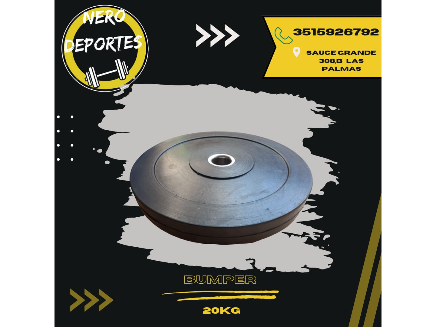Discos Bumper caucho virgen