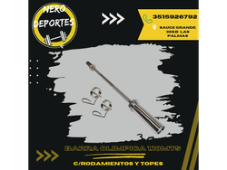 Barras olimpicas 1.20- 1.50 - 1.80 - 2.2mt