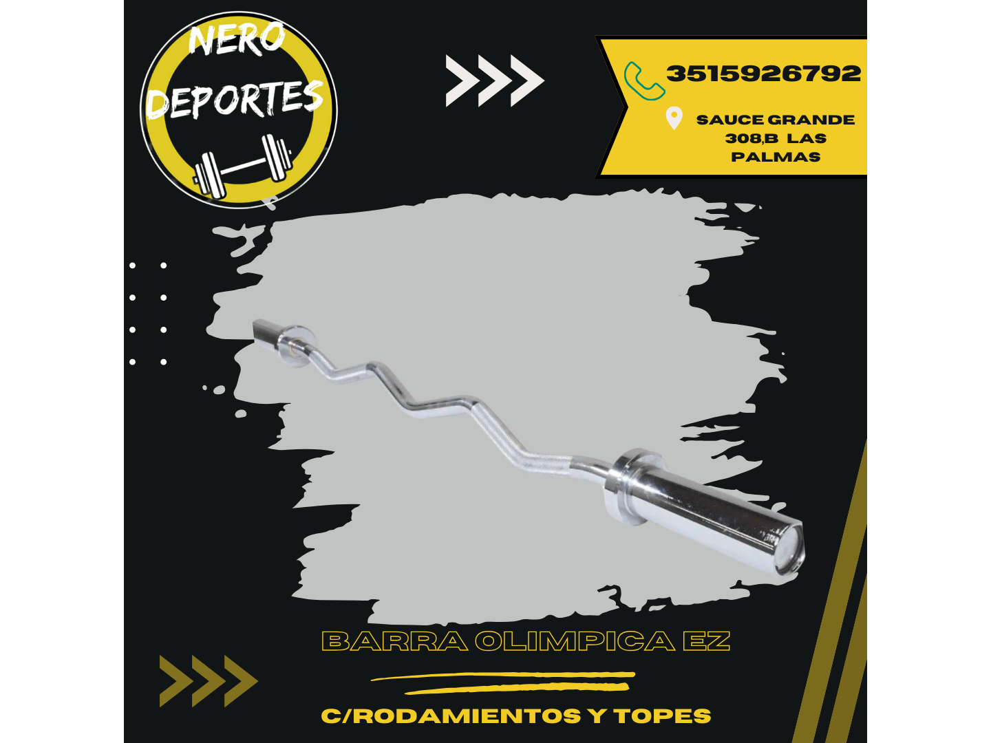 Barra ez y w olimpica mejoradas