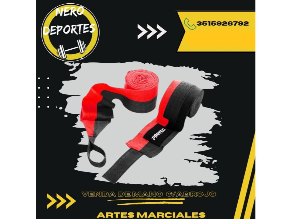 Venda c/abrojo- Artes marciales (con diseño)