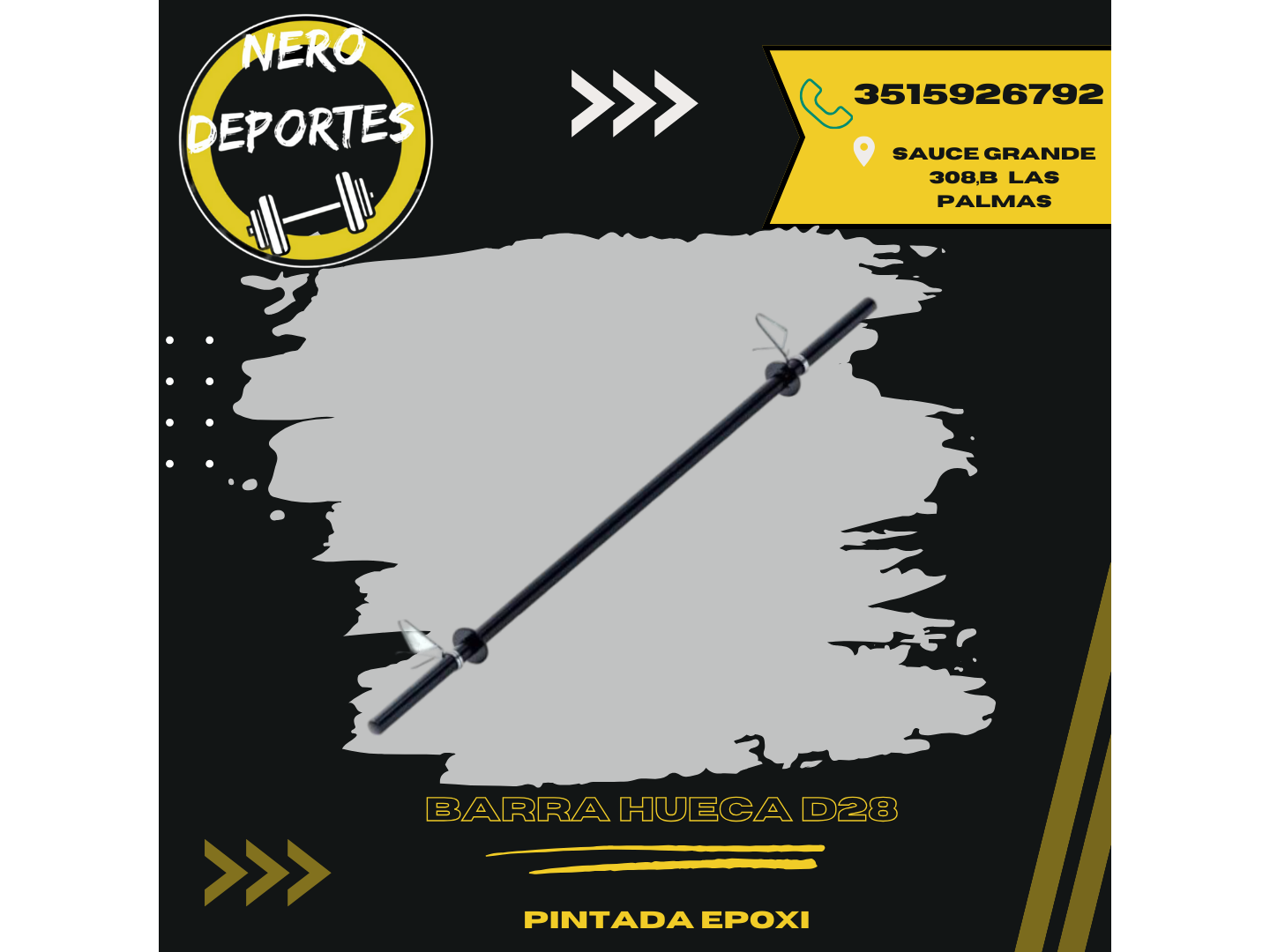 barras huecas 1.2 1.3 1.5 y 1.7mt y ez hueca