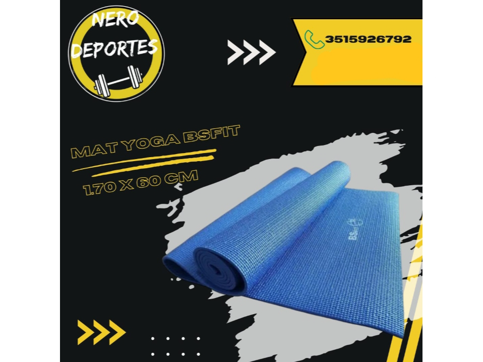 Mat de yoga bisfit 6mm