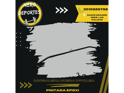 Dorsalera hueca pintada en epoxi