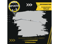 Barra dorsalera cromada