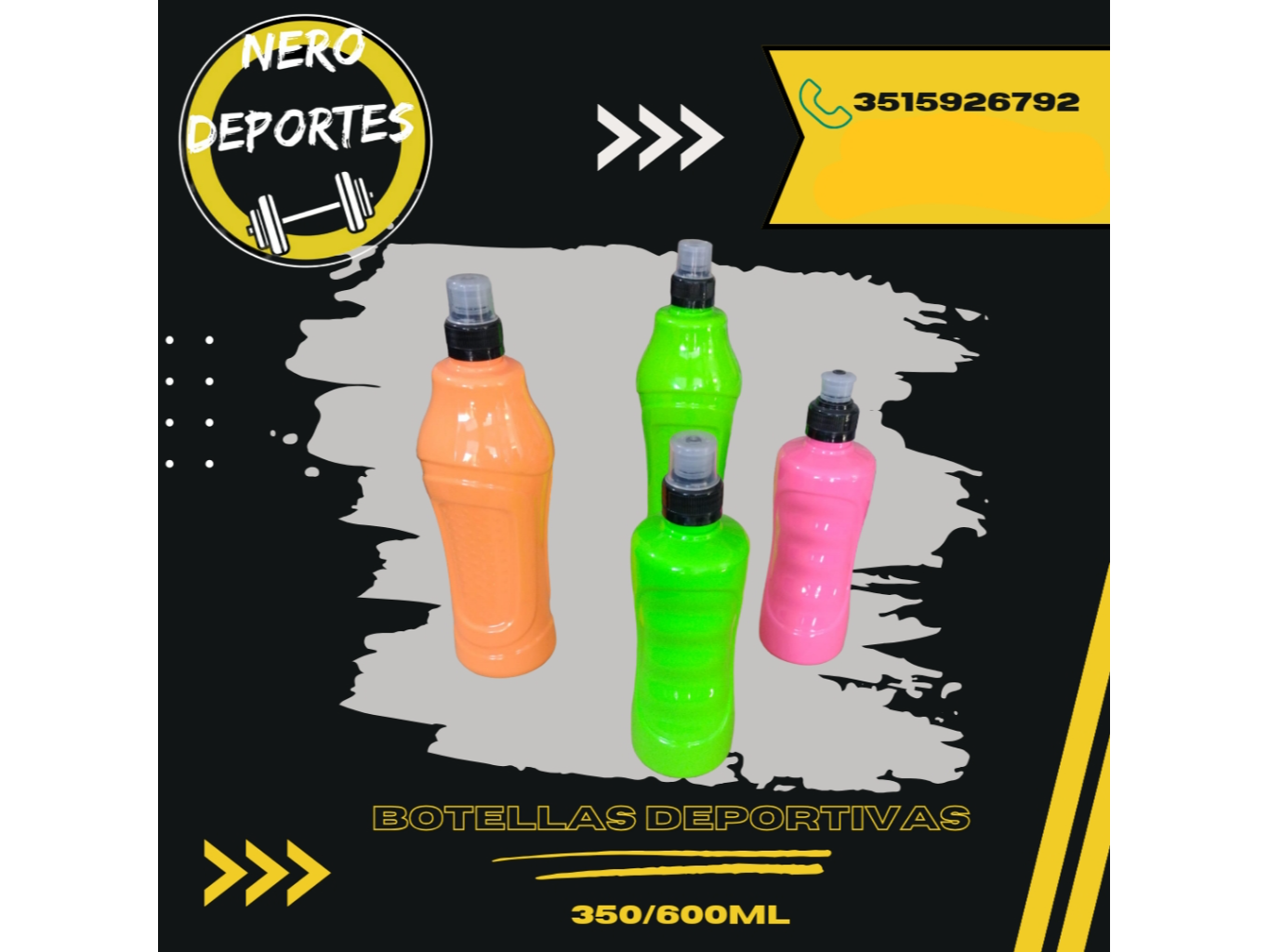 Botellas deportiva- 350/600ml