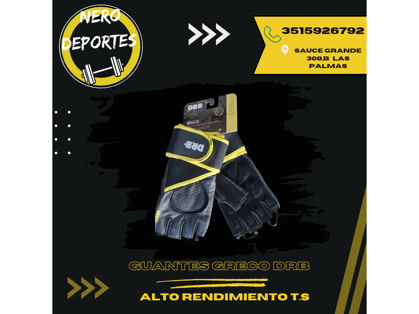 Guantes greco drb alto impacto