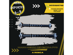 Mancuerna hierro revestida en pvc con rosca metal unidad