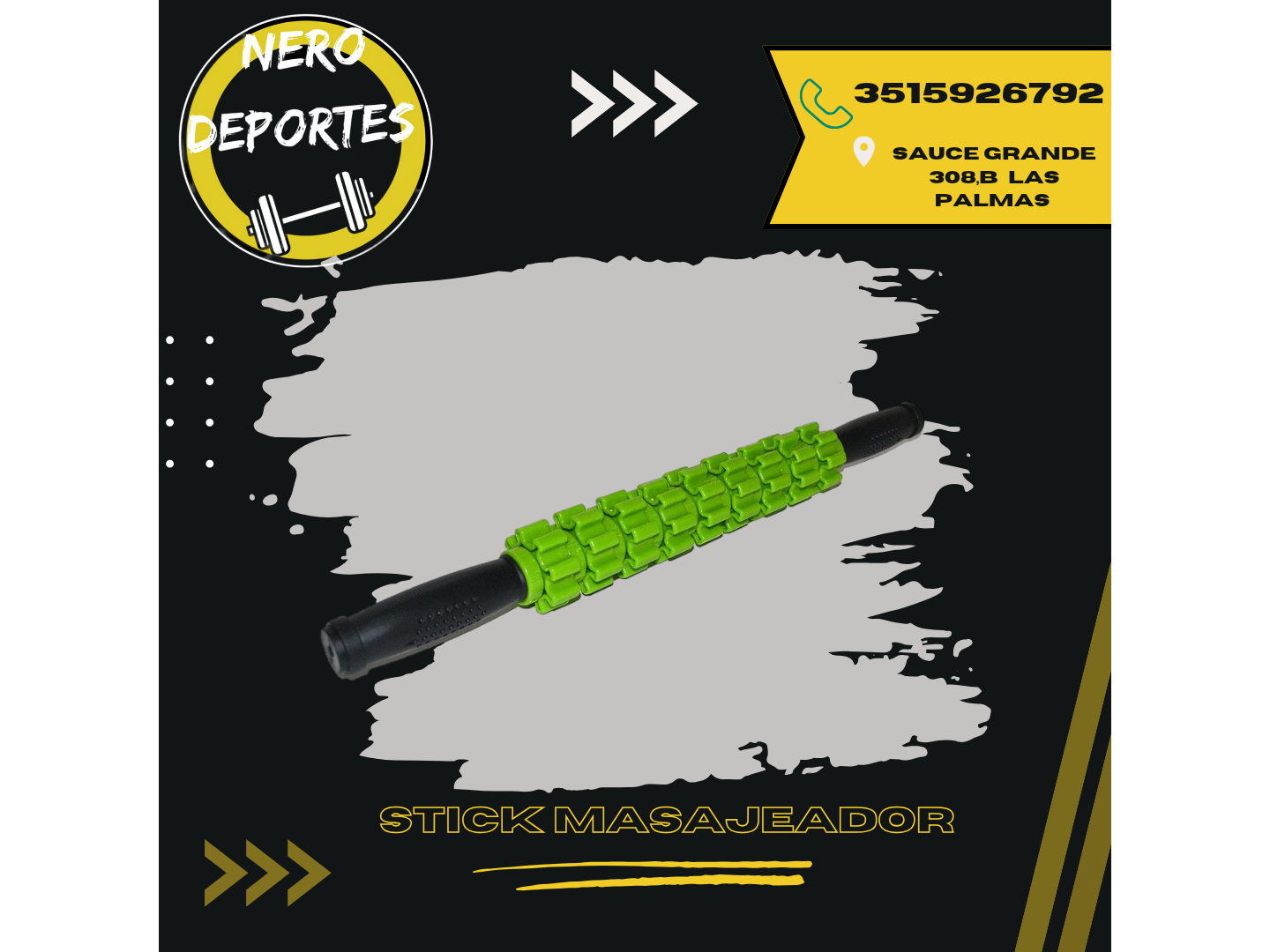 Stick masajeador