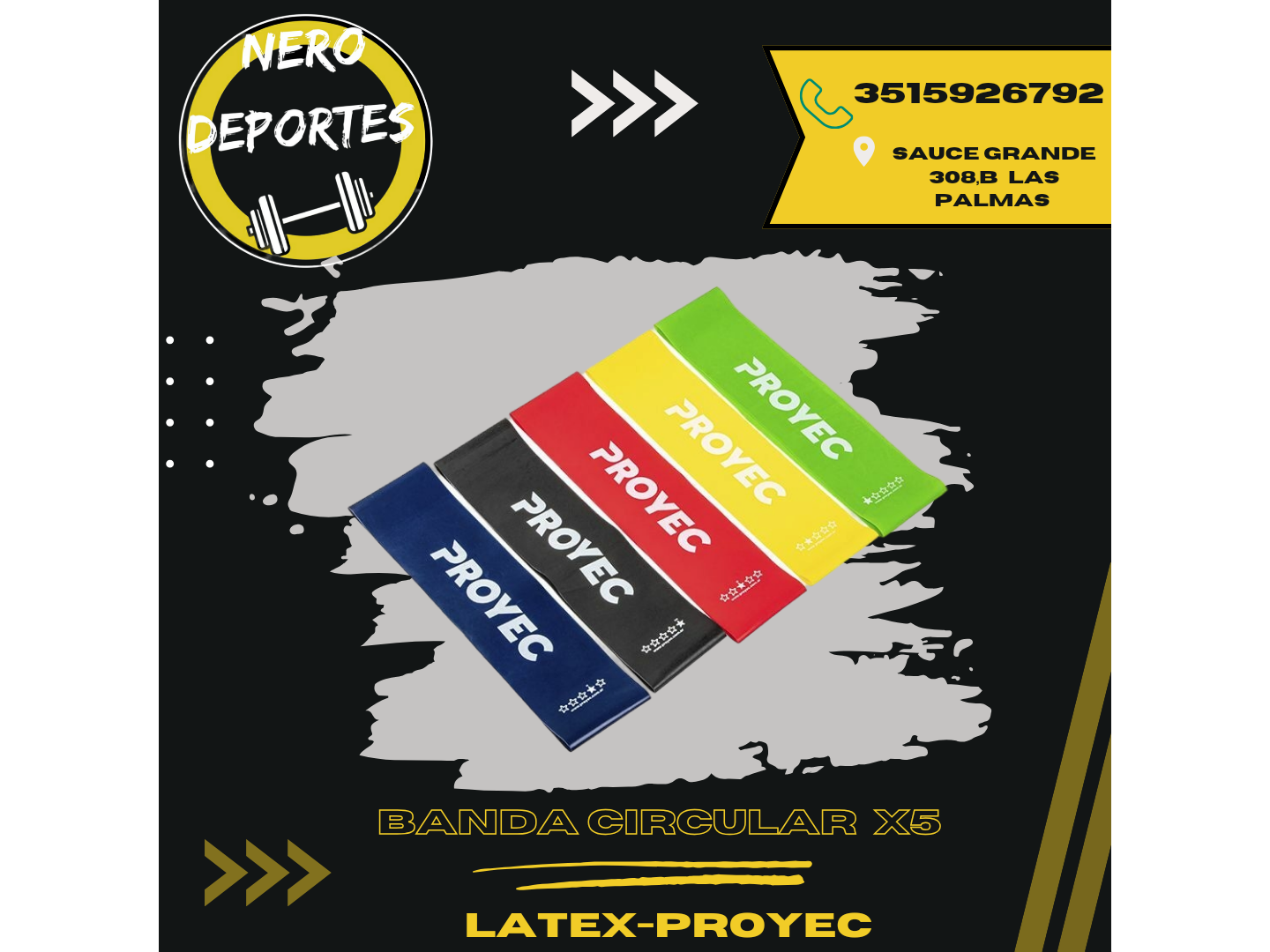 Banda circular latex proyec