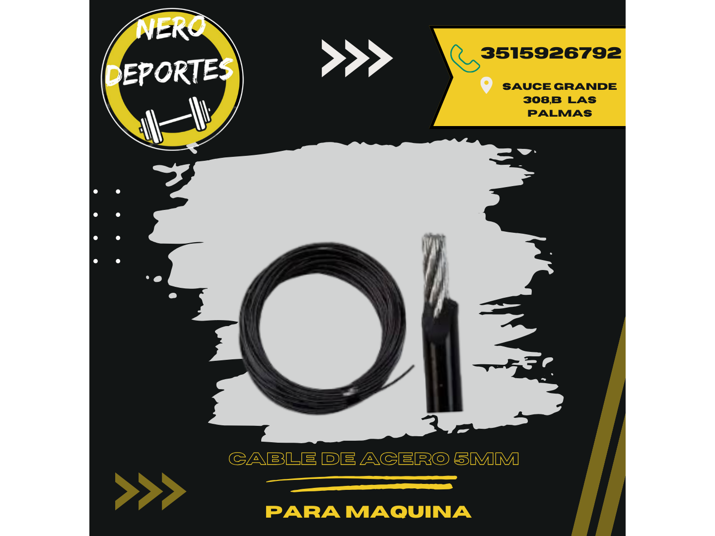 Cable para maquina 5 y 6 mm precio por mt