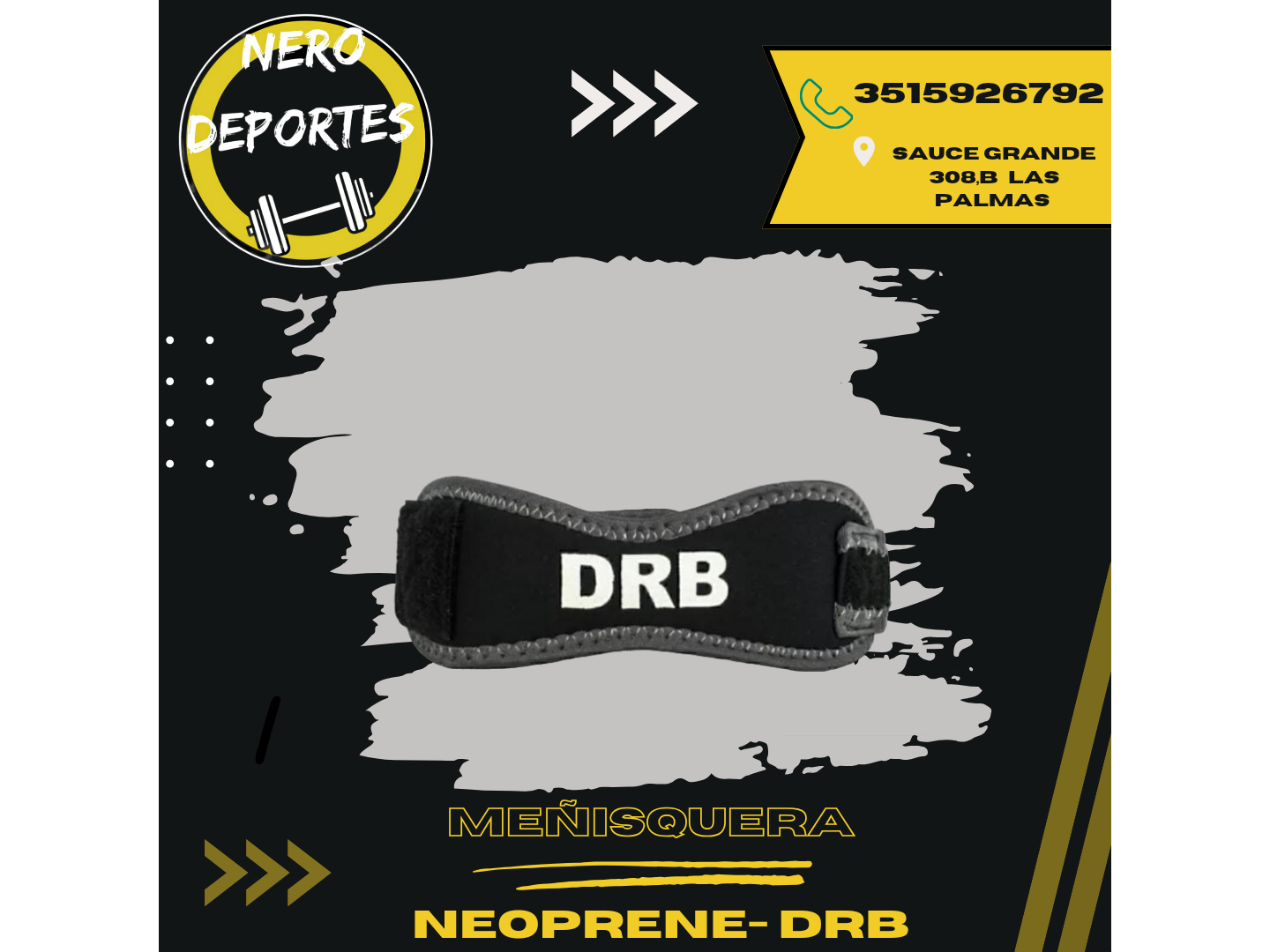 Meñisquera drb neoprene