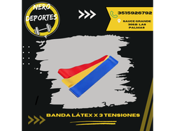 Banda circular latex 3 tensiones (7 cm ancho)