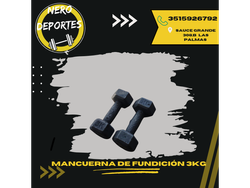 Mancuerna de fundición 3 kg